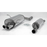 Línea de escape Deportiva acero inox Bmw E46 318d 2.0 (85kw/115Cv) 1998 - 2006