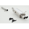 Silencioso trasero en acero inox Bmw E46 320d 2.0 (110kw/150Cv) 1998 - 2006