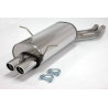 Silencioso trasero en acero inox Bmw E46 330d 3.0 (135kw/184Cv) 1998 - 2006
