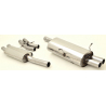Línea de escape Deportiva acero inox Bmw E46 330d 3.0 (135kw/184Cv) 1998 - 2006