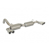Silencioso trasero doble en acero inox 2x60 mm Abarth 696 Typ 312 1.4 T-Jet (121Kw/165Cv) 2009 - Hoy