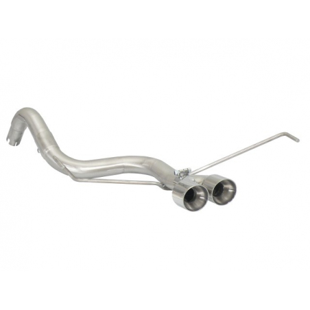 Tramo trasero grupo N en acero inox 2x80 mm Abarth 696 Typ 312 1.4 T-Jet (132Kw/180Cv) 2009 - Hoy