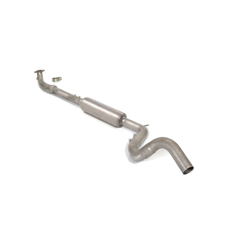 Flexible con tramo intermedio con silencioso en acero inox Abarth 696 Typ 312 1.4 T-Jet (132Kw/180Cv) 2009 - Hoy