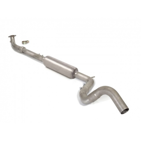 Flexible con tramo intermedio con silencioso en acero inox Abarth 696 Typ 312 1.4 T-Jet (132Kw/180Cv) 2009 - Hoy