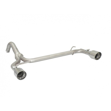 Tramo trasero duplex en acero inox 102mm grupo N Abarth 696 Typ 312 1.4 T-Jet (140Kw/190Cv) 2009 - Hoy