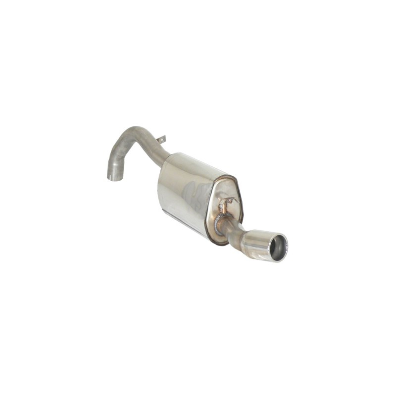 Silencioso trasero salida redonda Alfa Romeo 75 1.8 Turbo (1986 - 1992)