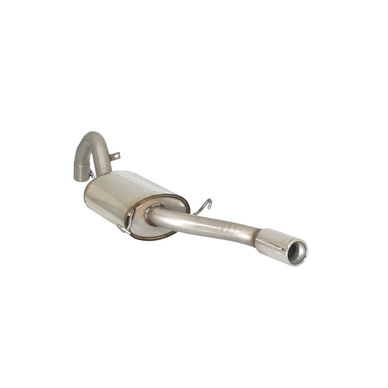 Silencioso trasero en acero inox Alfa Romeo 75 2.5 V6 Q.V. (1988 - 1993)