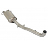 Tramo intermedio en acero inox + Silencioso Alfa Romeo 75 KAT. 3.0i V6 (1988 - 1993)