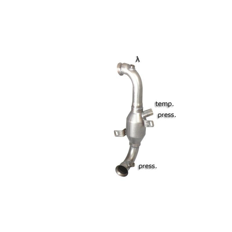 Catalizador deporte + tramo sustitución filtro antipartículas Citroën C4 Picasso 1.6HDI (82KW) 09/2010 - 2013