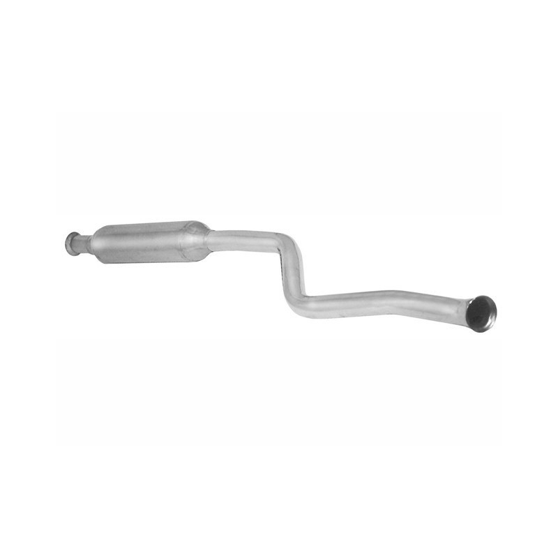 Tramo intermedio con silencioso en acero inox Peugeot 106 1.4 SPORT (55KW) -1.6 RALLY 8/16V (65/88KW) 1996 - 2003