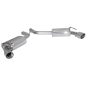 Silencioso trasero doble en acero inox Ragazzon Chevrolet Camaro RS 3.6 V6 (224KW) de 2009 - 2015