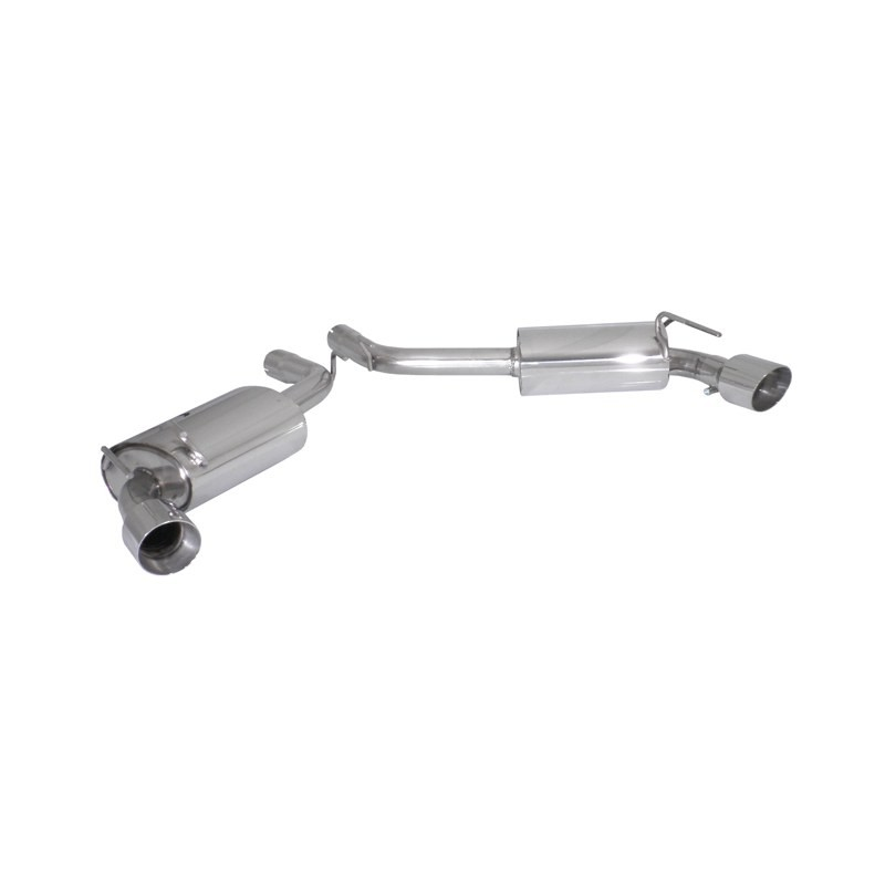 Silencioso trasero doble en acero inox Ragazzon Chevrolet Camaro RS 3.6 V6 (224KW) de 2009 - 2015