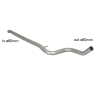 Tramo intermedio grupo N en acero inox Peugeot 208 GTI 1.6 (147KW) 2013 - 2015