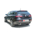 Escape trasero doble en acero inox Alfa Romeo 159 1750TBI (147KW) +SPORTWAGON 2009 - 2011