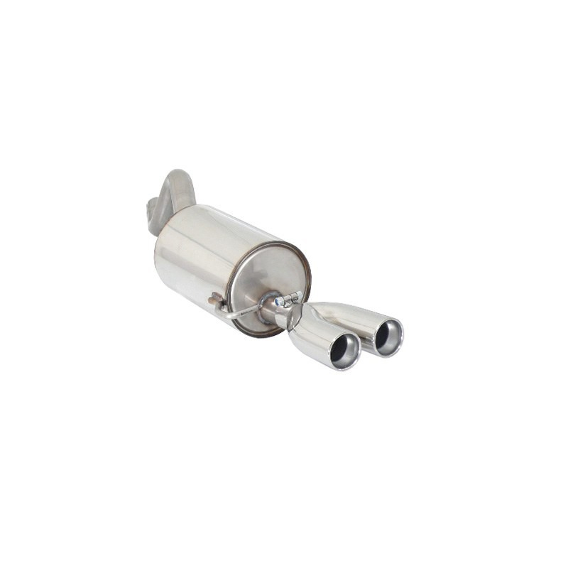 Escape trasero en acero inox Renault Twingo 2 RS 1.6 16V (98KW) 06/2007 - 2014