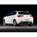 Escape trasero doble en acero inox Alfa romeo GIULIETTA(940) 1.4TB (77KW) 2012 - Hoy