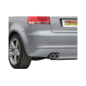 Silencioso trasero en acero inox Ragazzon Audi A3 1.9TDI (77KW) - 2.0TDI (100/103KW) 05/2003 - 08/2012