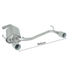 Silencioso trasero doble en acero inox Ragazzon Alfa Romeo GT 1.9JTD (110KW) 2004 -2010 / 1.9JTDM (110KW) 2006 - 2010