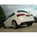 Escape trasero en acero inox Audi A3 1.4TFSI (92KW) 2013 - 2016