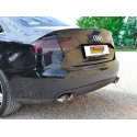 Silencioso trasero doble en acero inox Audi A4 1.8TFSI (88KW) 2008 - 2015
