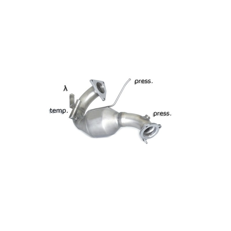 Catalizador deportivo grupo N + tramo sustitución filtro antipartículas Audi A4 3.0TDI V6 QUATTRO (180KW) 07/2011 - 2015