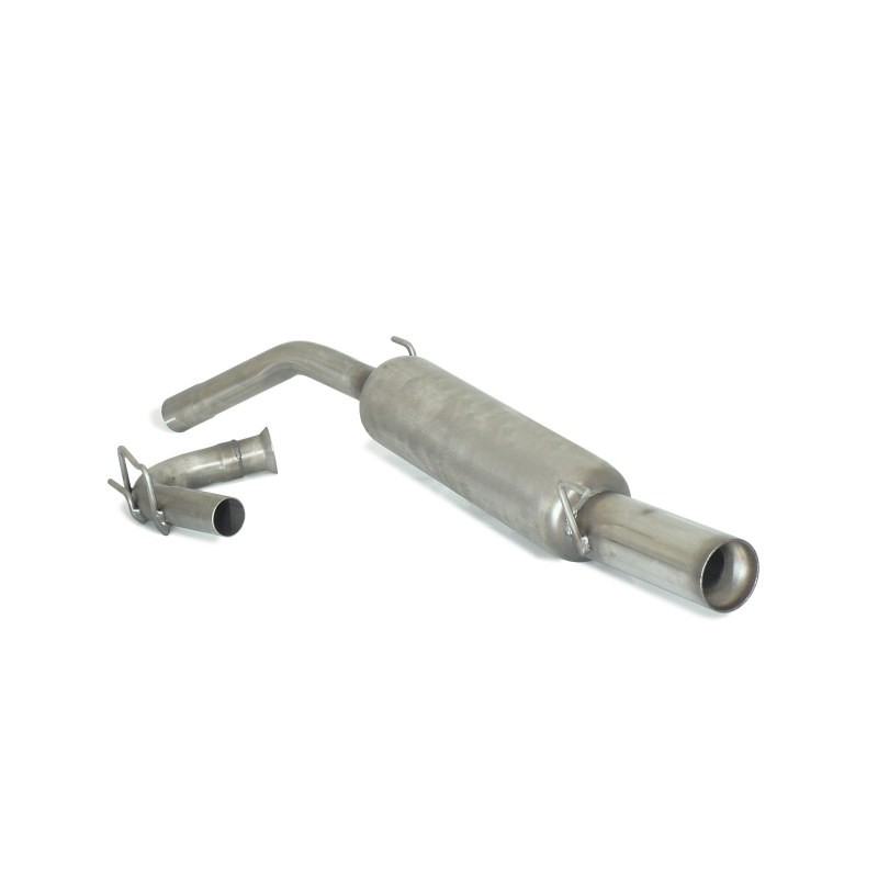 Silencioso trasero grupo N en acero inox Renault Clio 2.0 IE 16V WILLIAMS KAT. (108KW) 05/1993 - 1996