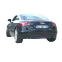 Silencioso trasero doble acero inox salidas redondas AUDI TT COUPE 2.0TFSI (155KW) 2010 - 2014