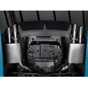 Tramo intermedio + Silencioso trasero doble en acero inox Ford Mustang V 5.0 V8 (307KW) 2011 - 2015