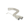 Tramo trasero grupo N en acero inox Seat Leon II (1P) 2.0TSI CUPRA-R (195KW) 2010 - 2013