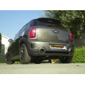 Escape trasero doble en acero inox MINI COUNTRYMAN R60 1.6 COOPER D (82KW) 2011 - Hoy