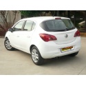 Silencioso trasero en acero inox OPEL CORSA D 1.2 (59KW) 2006 - 2011