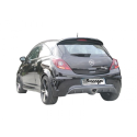 Escape trasero en acero inox con OPEL CORSA D OPC 1.6 TURBO 141KW (TYP FG11) 09/2006 - 2010