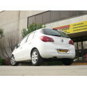 Silencioso trasero en acero inox salida ovalada OPEL CORSA E 1.2 (51KW) 11/2014 - Hoy