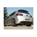 Escape trasero doble en acero inox VOLKSWAGEN GOLF VI 2.0 GTI TSI (155KW) 2009 - 2012