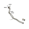 Tubo sustitución catalizador + Tubo sustitución FAP Volkswagen GOLF VI 2.0GTD (125KW) 11/2008 - 2012