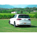 Silencioso trasero doble en acero inox Volkswagen Golf 7 GTI 2.0TSI (162/169KW) 2013 - 2017