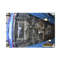 Silencioso trasero doble en acero inox BMW Série 3 F30(SEDAN) 328I - IX (N20 180KW) 02/2012 - 2015
