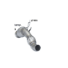 Catalizador grupo N + tramo sustitución FAP en acero inox BMW Série 5 F11(TOURING) 525D (150KW) 2010 - 2011