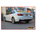 Silencioso trasero doble en acero inox BMW Série 4 F32(COUPE) 420D - 420D XDRIVE (135KW) 2013 - 2015