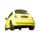 Silencioso trasero en acero inox Fiat 500 (TYP312) 0.9 TWINAIR TURBO (62KW) 2011 - Hoy