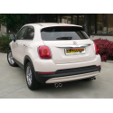 Silencioso trasero doble en acero inox Fiat 500X (typ334) 1.6MJT (88kW) 2015 - Hoy