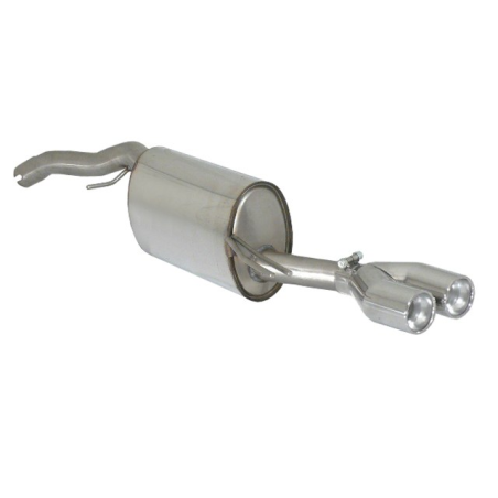 Silencioso trasero en acero inox Fiat Bravo II 1.4TJET (88 / 110KW) 02/2007 - 2014