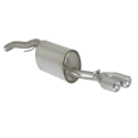 Silencioso trasero en acero inox Fiat Bravo II 1.4TJET SPORT (88 / 110KW) 02/2007 - 2014