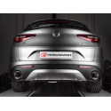 Cola redonda oblicuo en acero inox Ragazzon Alfa Romeo Stelvio 2.0 Turbo Q4 (206kW) 2017 - hoy