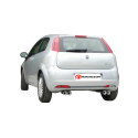 Escape doble en acero inox Fiat Grande Punto 1.3 MULTIJET 16V (55/66KW) 09/2005- + Punto EVO (55/66/70KW) 10/2009 - 2012