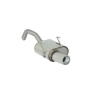 Silencioso trasero en acero inox Fiat Panda II 1.3 MULTIJET 16V (51KW) 09/2003 - 2012