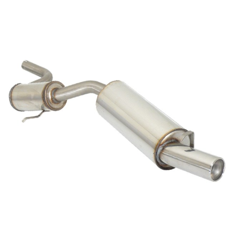 Silencioso trasero en acero inox Ragazzon Fiat Uno 2° SERIE 1372CC TURBO IE KAT 09/1989 - 1993