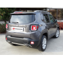 Silencioso trasero doble en acero inox Jeep Renegade 1.4 Multiair (103kW) 2014 - Hoy