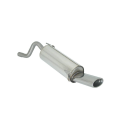 Silencioso trasero en acero inox Fiat Grande Punto 1.9 MULTIJET (88KW) 09/2005 - 2012