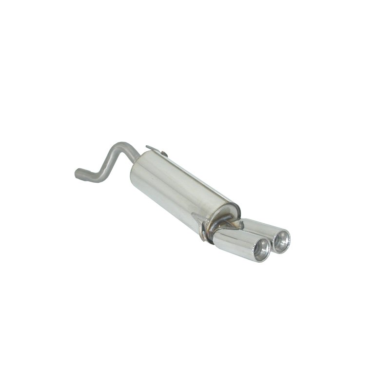 Silencioso trasero Ragazzon en acero inox Fiat Grande Punto 1.9 MULTIJET (88KW) 09/2005 - 2012